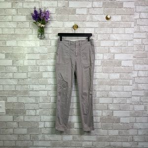 J Crew Lavender Straight Leg Crop Pants Jeans